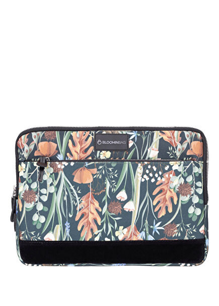 Eco Forest Floral Print 13-inch Macbook Case