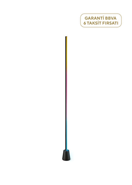 Siyah Gradient Zemin Lambası 140 cm