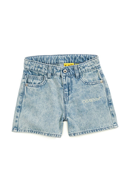 Light Blue Girls Denim Shorts