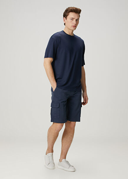 Indigo Cargo Shorts