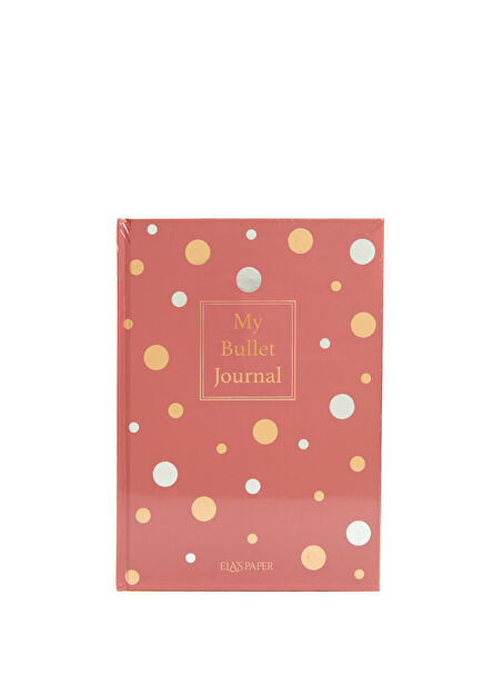 Confetti Kırmızı Bullet Journal