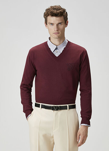 Bordo Yün Triko