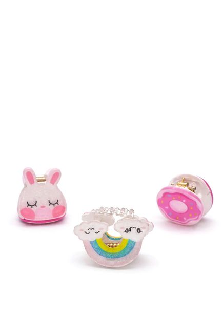Donut Mini Figure Girl's 3-Pack Clasp