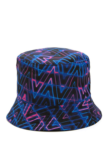 Colorblocked Logo Desenli Erkek Bucket Şapka
