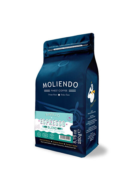 Ravello Espresso Blend Çekirdek Kahve 250 gr