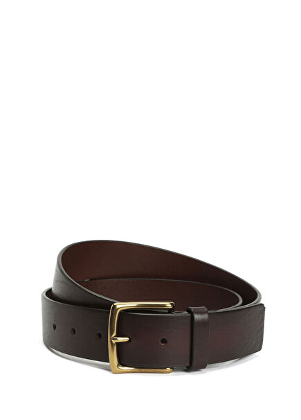 Brown Men's Leather Belt