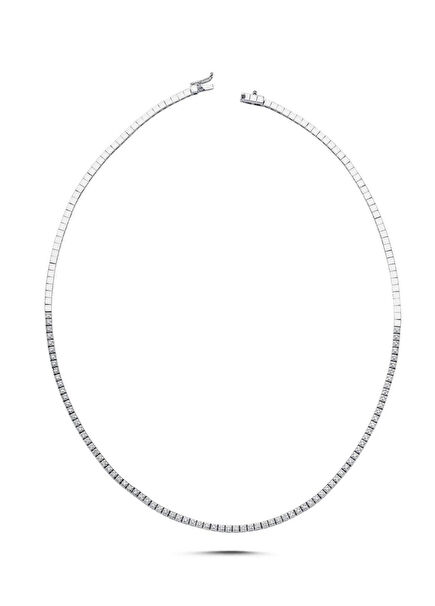 Luxury Collection 14 Ayar Kadın Pırlanta Su Yolu Kolye