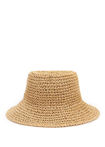 Beige Women's Straw Hat
