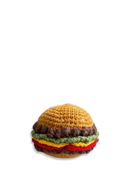 Burger Ball Dog Toy