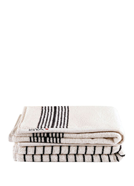 In - Out Lines Yarn Dyed 2 Towel Set