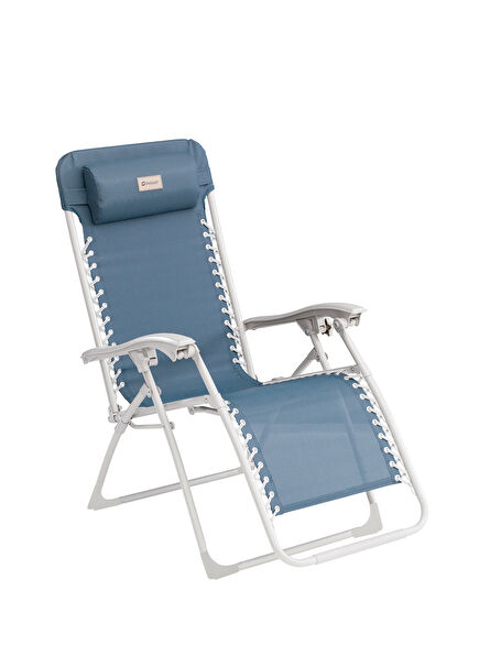 Ramsgate Ayarlanabilir Mavi Sandalye ve Şezlong 