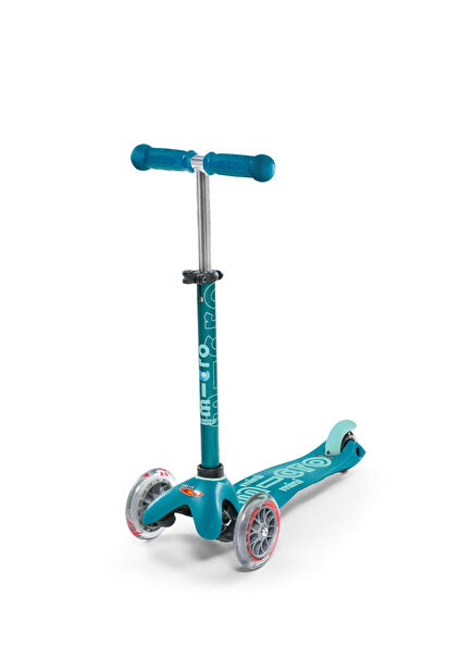 Mini Deluxe Aqua Işıklı 3 Tekerlekli 2+ Yaş Çocuk Scooter