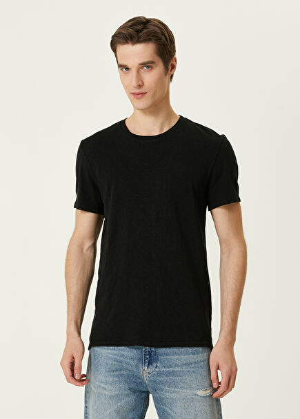 Bysapick Siyah Basic T-shirt