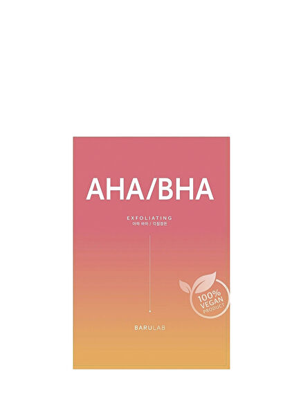 The Clean Vegan Mask AHA-BHA Exfoliating Arındırıcı Kağıt Yüz Maskesi 23 gr