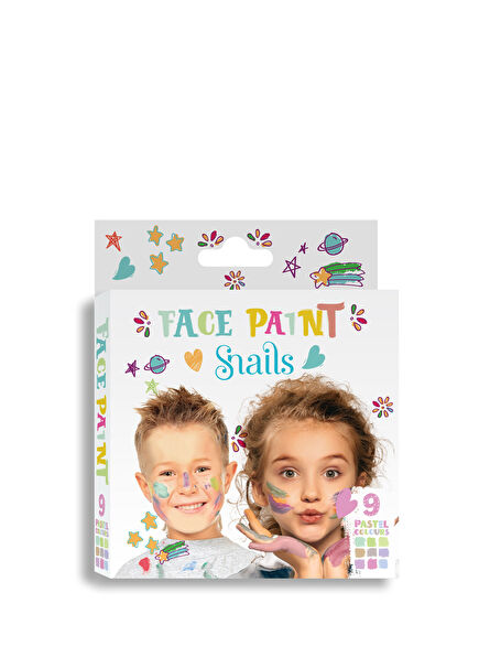 Pastel Renkler Yüz Boyama Paleti