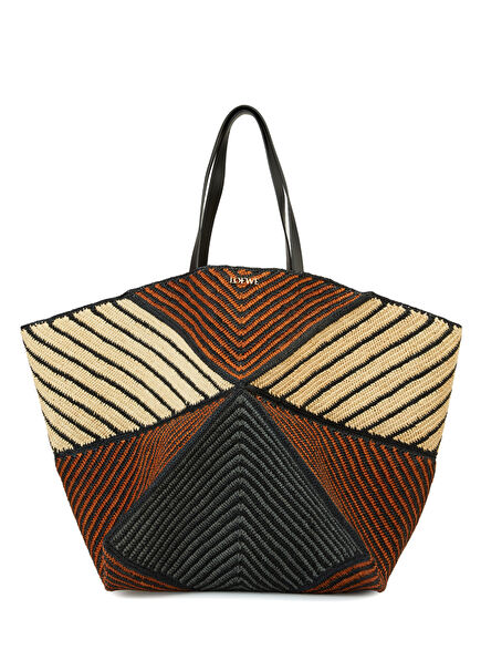 Ibiza Beige Brown Women's Raffia Bag