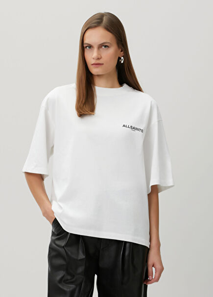 Swoop Amelie Beyaz Organik Pamuk T-shirt