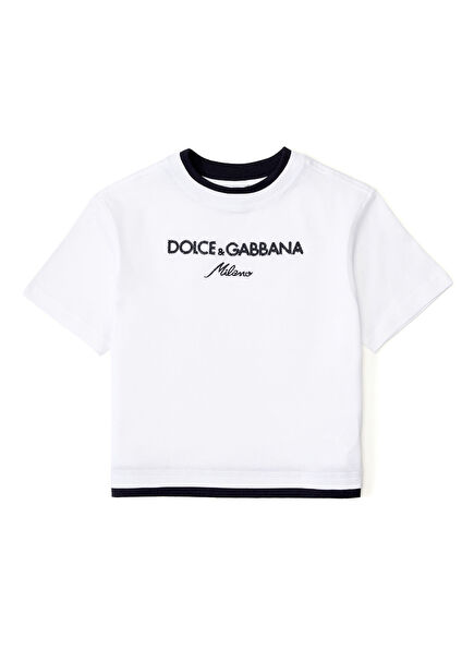 Beyaz Erkek Çocuk T-shirt