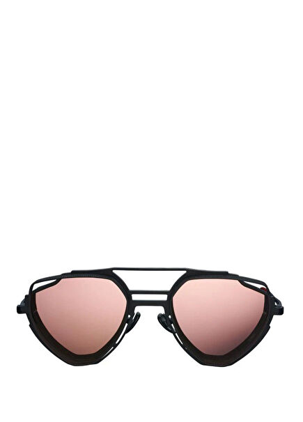 Enzo Black Metal Unisex Sunglasses