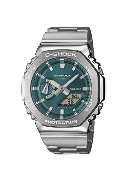 GM-2110D-3A1DR G-Steel Gri Çelik Erkek Kol Saati
