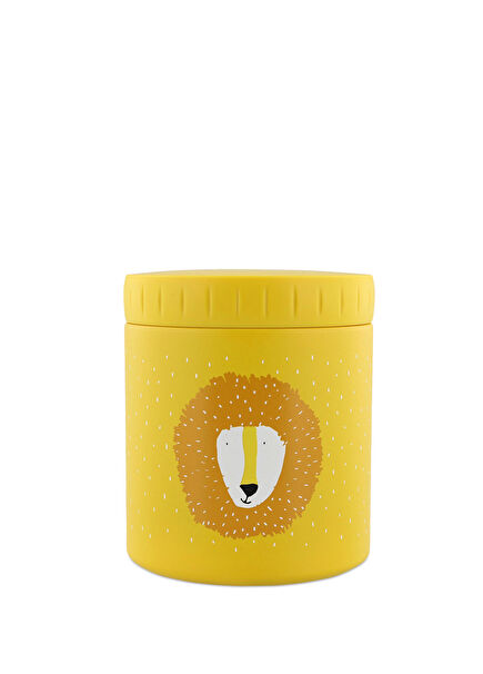 Mr Lion Yellow 500 ml Steel Lunch Box