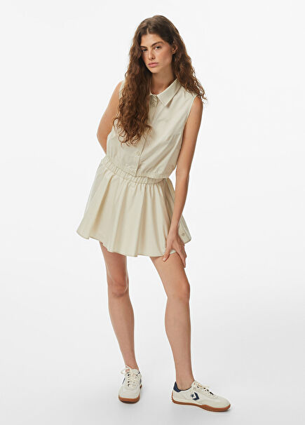 Beige Women's Skirt