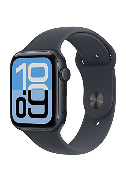 Watch SE 3 GPS 44mm Gece Yarısı Alüminyum Kasa ve Gece Yarısı Spor Kordon Akıllı Saat MEHQ4TU/A - M/L