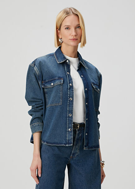 Paxton Dark Blue Denim Shirt