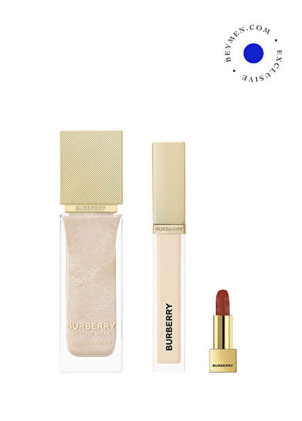 Beyond Wear Radiance Primer + Beyond Wear Perfecting Concealer 20 Fair Cool + Mini Lipstick Women's Makeup Set