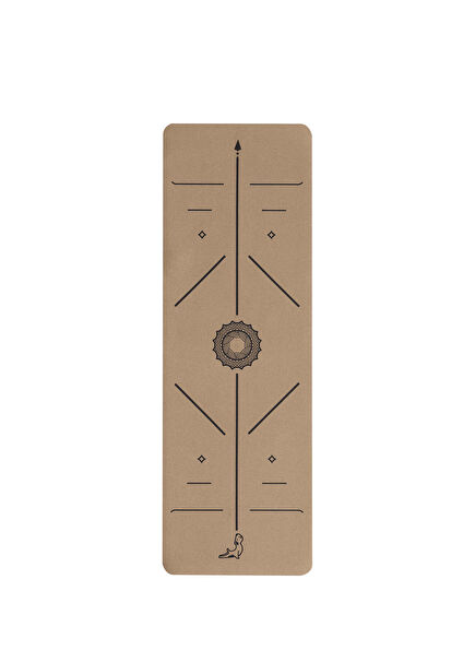 Nature Series 4 mm Mantar Doğal Kauçuk Kaydırmaz Yoga Matı
