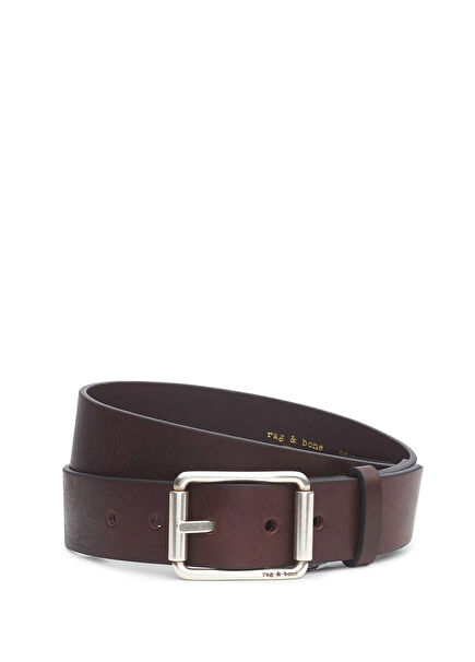 Koyu Kahverengi Erkek Deri Kemer