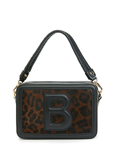 Bea Siyah Kahve Kadın Deri Çanta