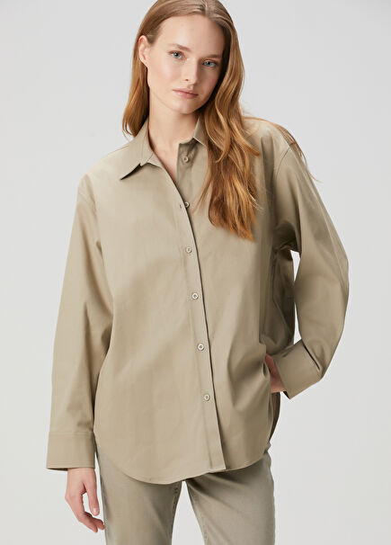 Dark Beige Outer Shirt