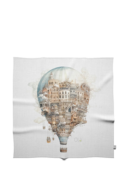 Kaşifler Diyarı Patterned Muslin Blanket