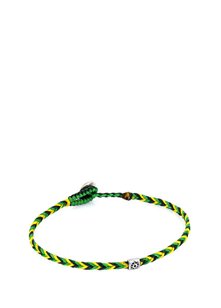 Life Herrinbone Men's Silver Bracelet