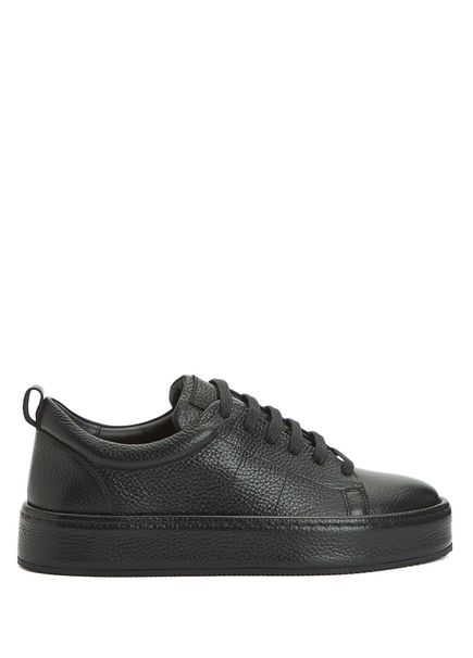 Siyah Erkek Deri Sneaker