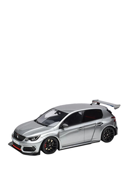1:18 2020 Peugeot 308 RC BYFACTORY Gris Artense Project Cars Gümüş Model Araba