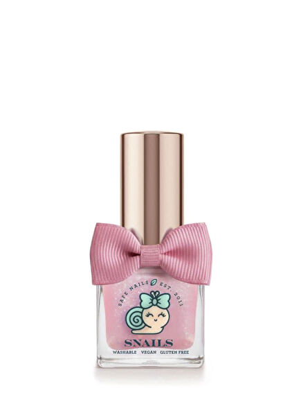 Glitter Bomb Pink Water Based Girls Nail Polish