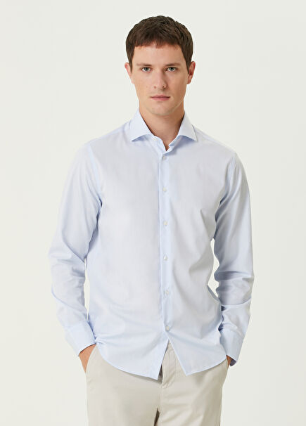 Comfort Fit Mavi Gömlek