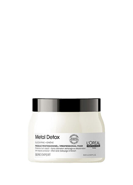 Serie Expert Metal Detox İşlem Görmüş Saçlar için Maske 500 ml