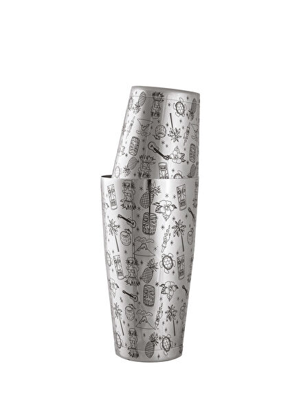 Tiki Tin-on-Tin Çelik Kokteyl Shaker