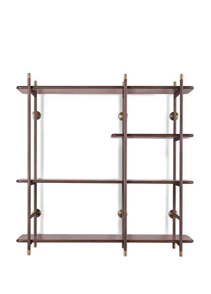 Garland Brown Solid Decorative Wall Bookcase