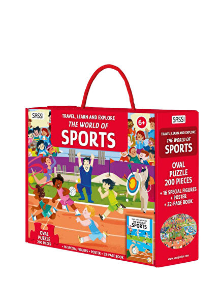 Travel- Learn and Explore - The World of Sports 200 Piece Jigsaw Puzzle