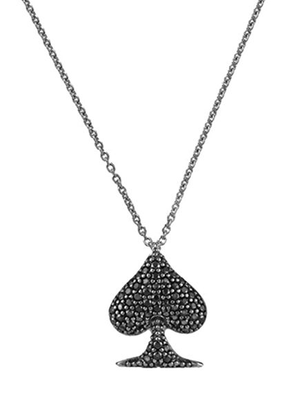 Spade Mini Mens Gold Plated Necklace