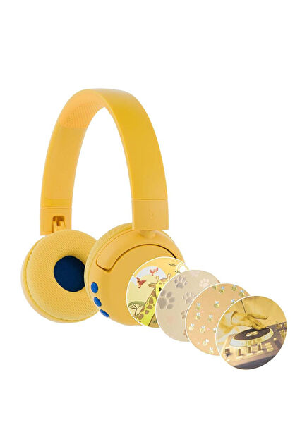 Buddyphones POPFun Sarı Çocuk Kulak Üstü Kulaklık