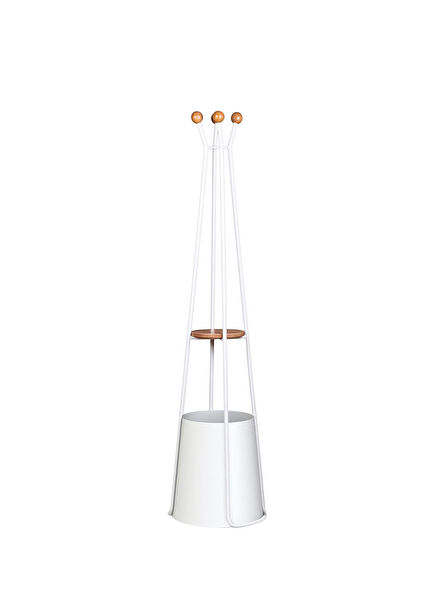 Sama White Metal Umbrella Holder Hanger