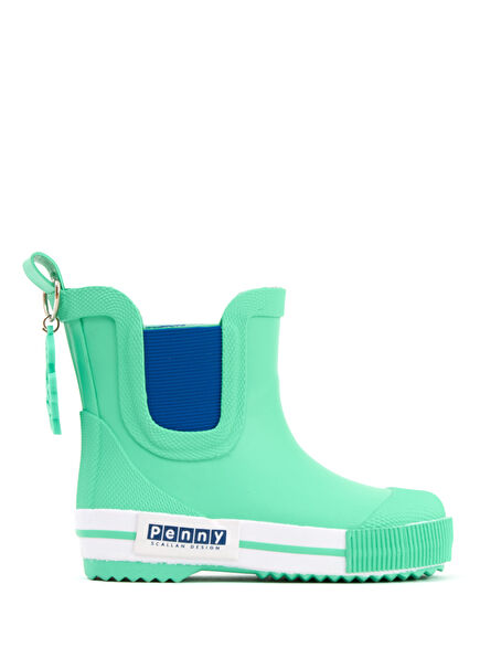Dino Rock Green Children's Rain Boot