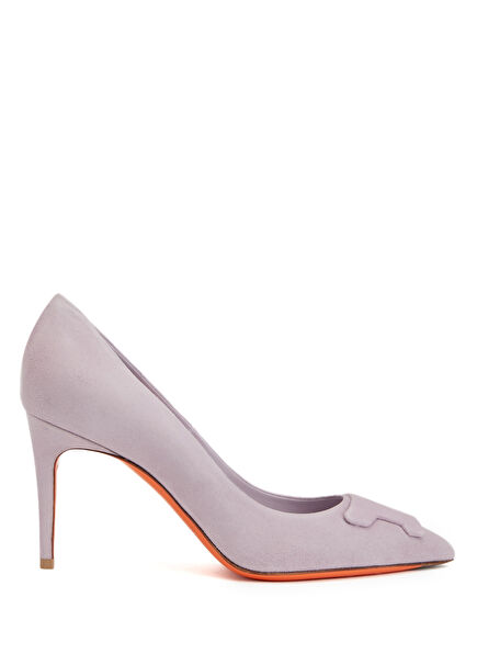 Lilac Leather Stiletto