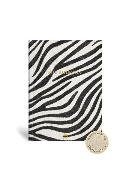 Zebra Keten Ciltli Çizgisiz Defter