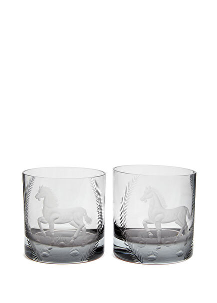 Equestrian 2li Cam Bardak Seti